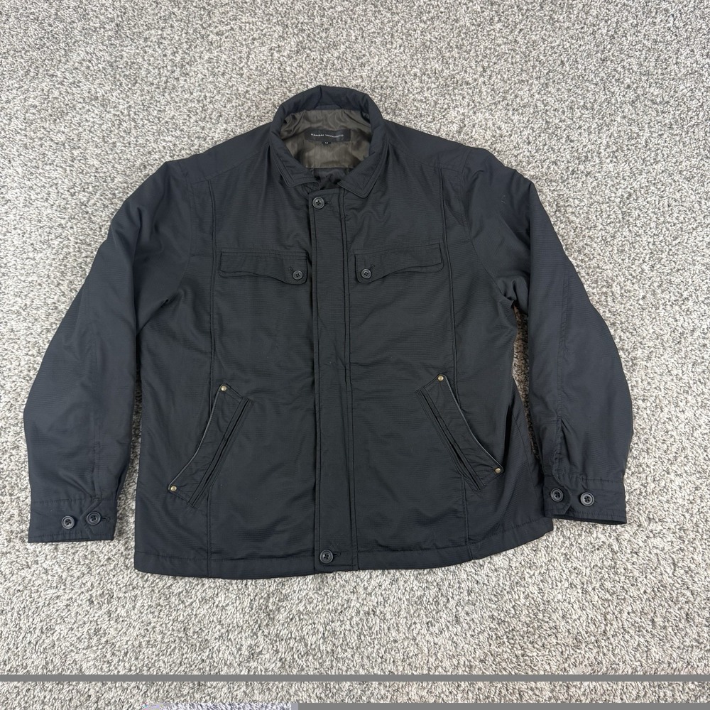 Kansai Yamamoto Field Jacket Mens Medium Black Utility Techwear Minimalist Japan